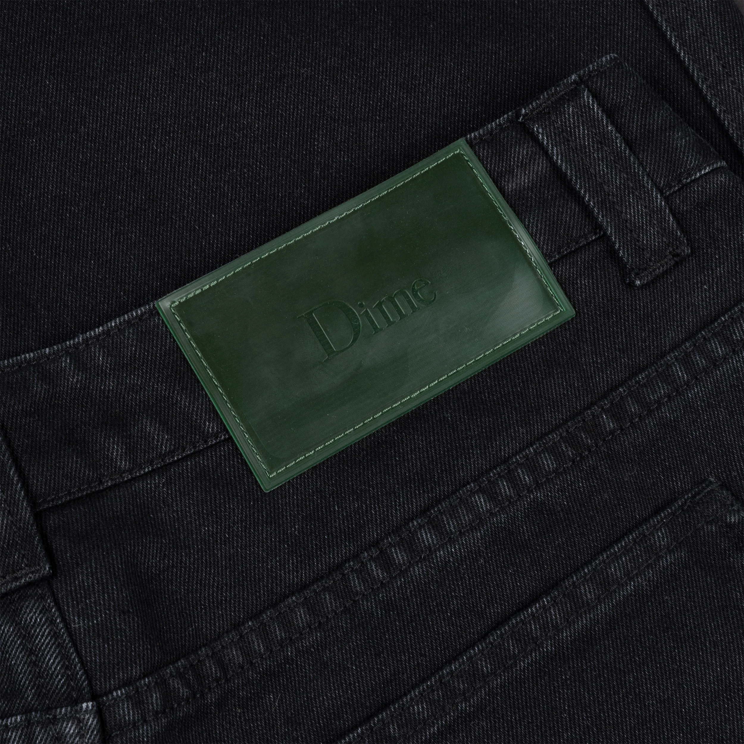 Dime Classic Relaxed Denim Pants - Black - Image 4